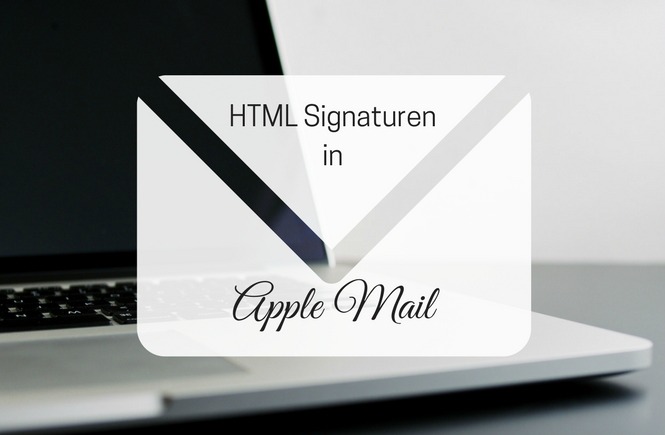 Howto Html E Mail Signatur In Apple Mail Erstellen