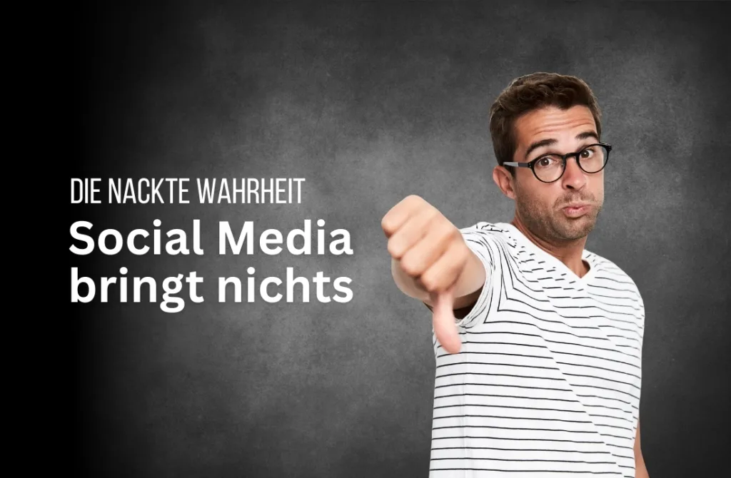 Die harten Fakten: Social Media bringt nichts!