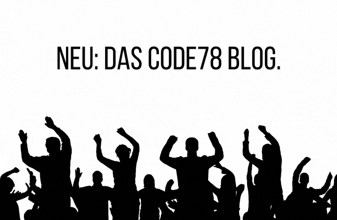 Tanzende Menschenmenge: Das code78 Blog ist online