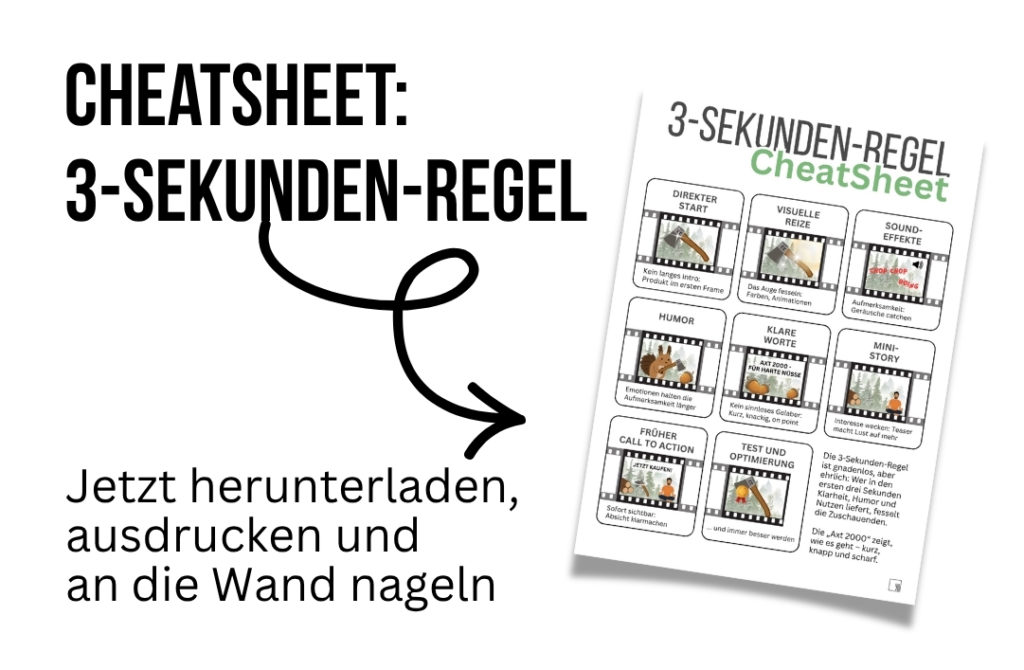 3-Sekunden-Regel CheatSheet