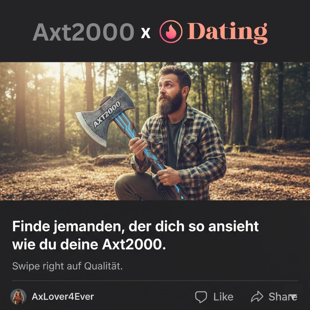 KI Social Media Content: Die Idee mit der Axt 2000