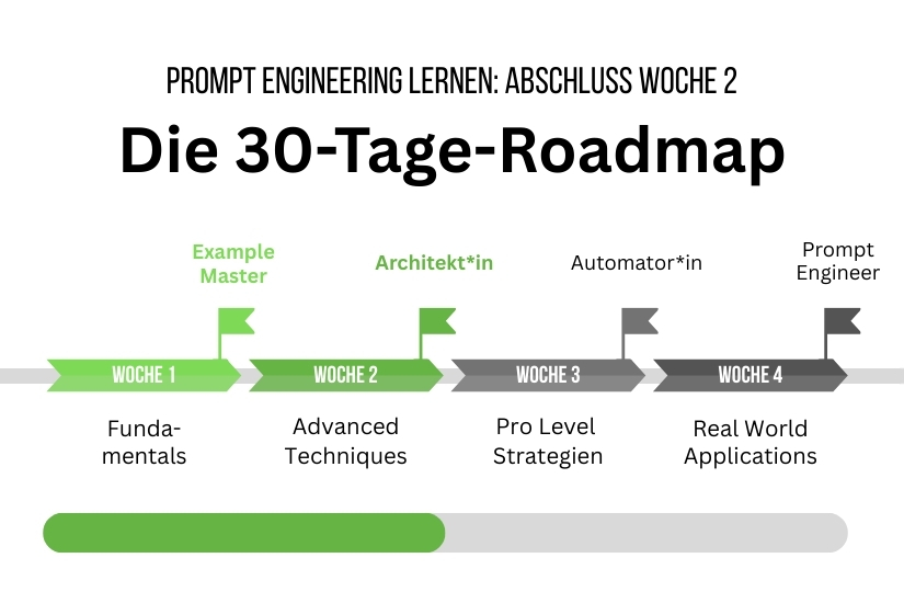 KI Prompt Engineering lernen: Kurs Woche 2 abgeschlossen