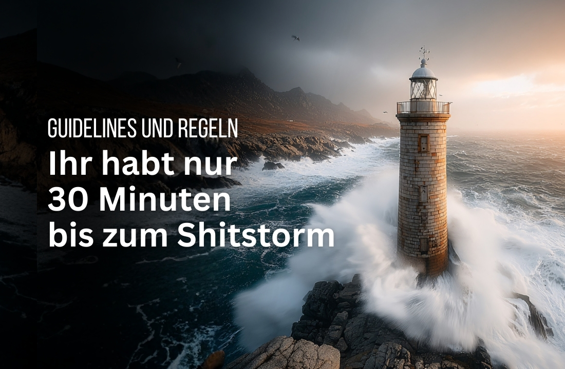 Social Media Guideline Unternehmen: Besser haben als brauchen