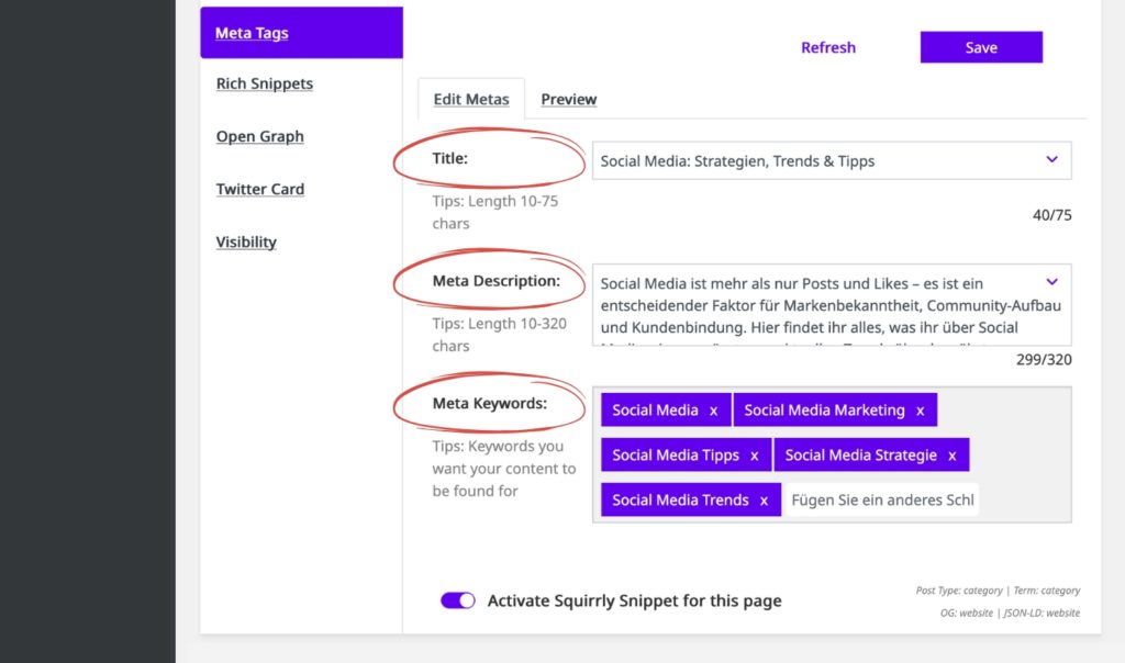 Wordpress Kategorie als Pillar Page: SEO optimieren