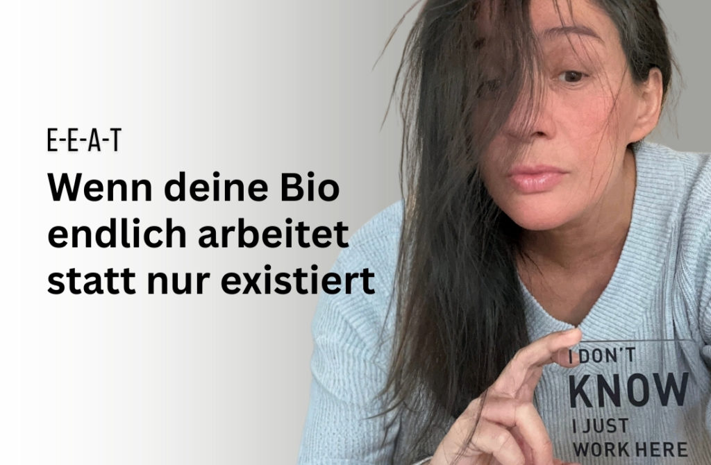 Google E-E-A-T: Autorenprofil SEO