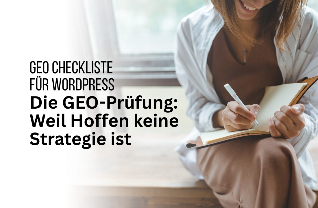 GEO Checkliste für WordPress: 15 Prüfungen vor dem Veröffentlichen