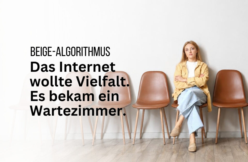 Beige-Algorithmus: Warum das Internet nach nichts mehr schmeckt