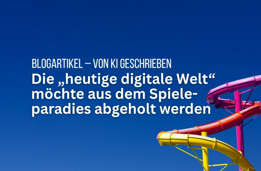 10 Anzeichen, dass euer Blogartikel von einer KI geschrieben wurde