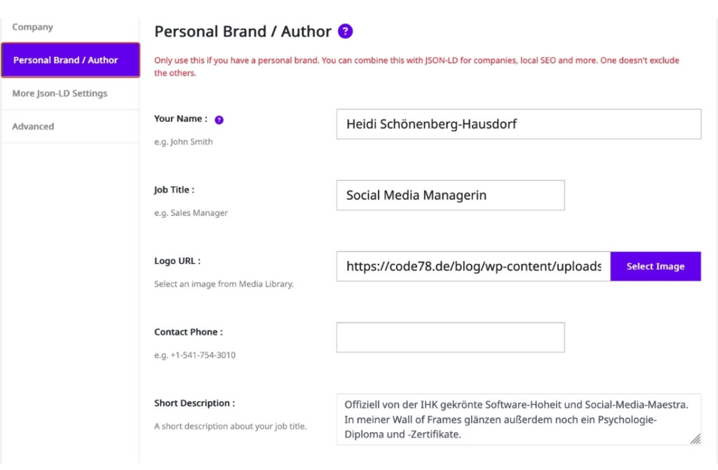 Squirrly - Personal Brand / Author
